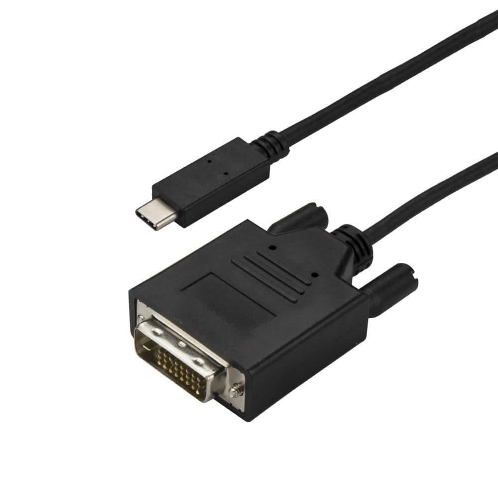 StarTech.com Ltd. USB Type-C-DVI 変換ケーブル/3m/USB-C-DVI-D ビデオ変換/1080p/タイプC-DVIシングルリンク 映像コンバータ/Thunderbolt 3 互換/ノートPCをDVIディスプレイに接続 CDP2DVI3MBNL