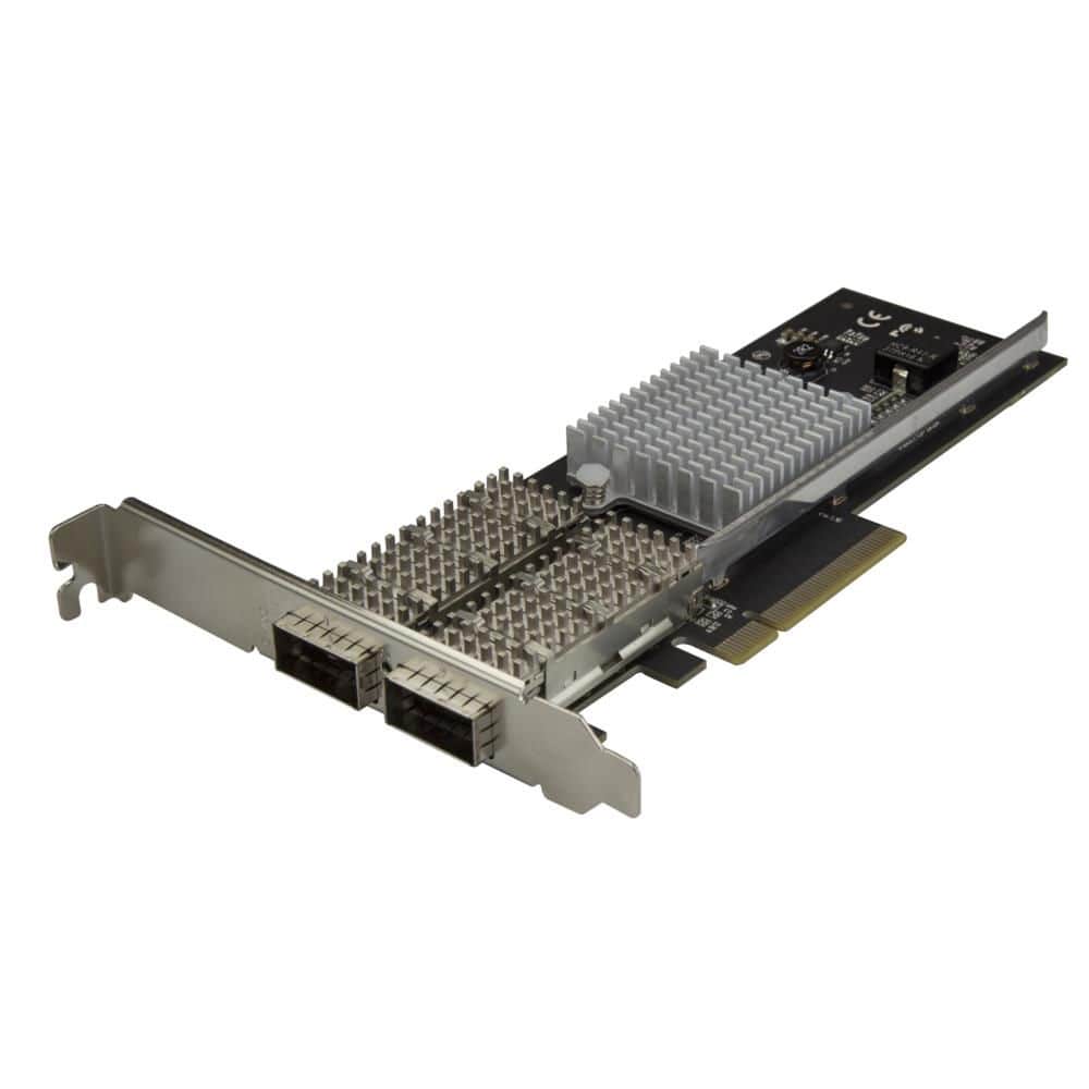 StarTech.com Ltd. デュアルポートQSFP+サーバーNICカード PCI Express対応 Intel XL710チップ搭載 40Gbネットワークインターフェースカード PEX40GQSFDPI