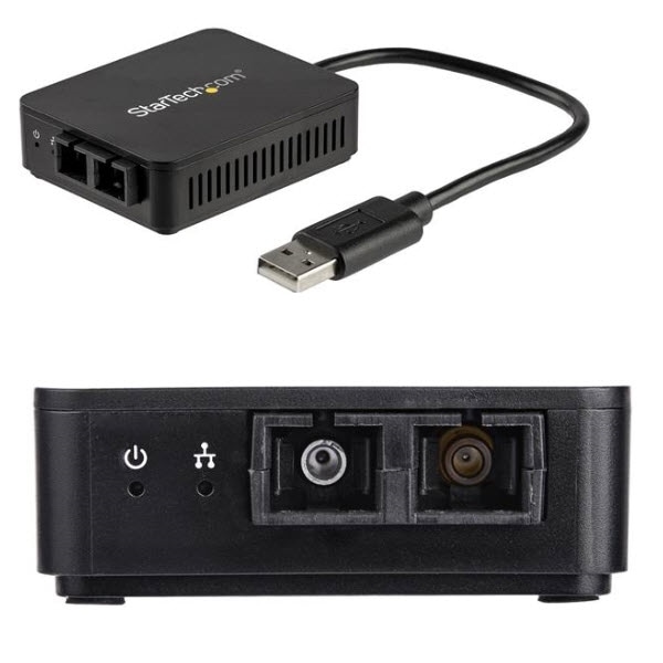 StarTech.com Ltd. USB 2.0 - 光ファイバー変換アダプタ 100Base-FX 2芯SCコネクタ マルチモード Windows/ Mac/ Linux対応 USBネットワークアダプタ US100A20FXSC