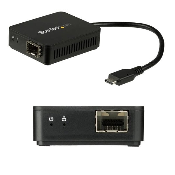 StarTech.com Ltd. USB-C - 光ファイバー変換アダプタ オープンSFP 1000Base-SX/LX Windows/ Mac/ Linux対応 USBネットワークアダプタ US1GC30SFP