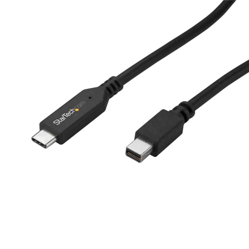 StarTech.com Ltd. 1m USB-C - Mini DisplayPortケーブル 4K/60Hz ブラック USB Type-C - mDPケーブル CDP2MDPMM1MB