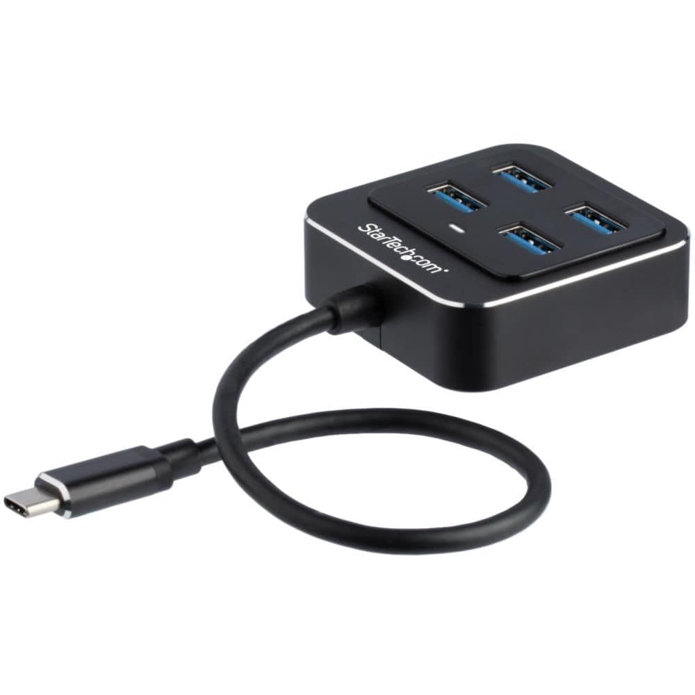 StarTech.com Ltd. 4ポートUSB Type-Cハブ USB-C - USB 3.1 Gen 2 ハブ(10Gbps) バスパワー対応 4x USB-Aポート搭載USB-C HUB HB31C4AB