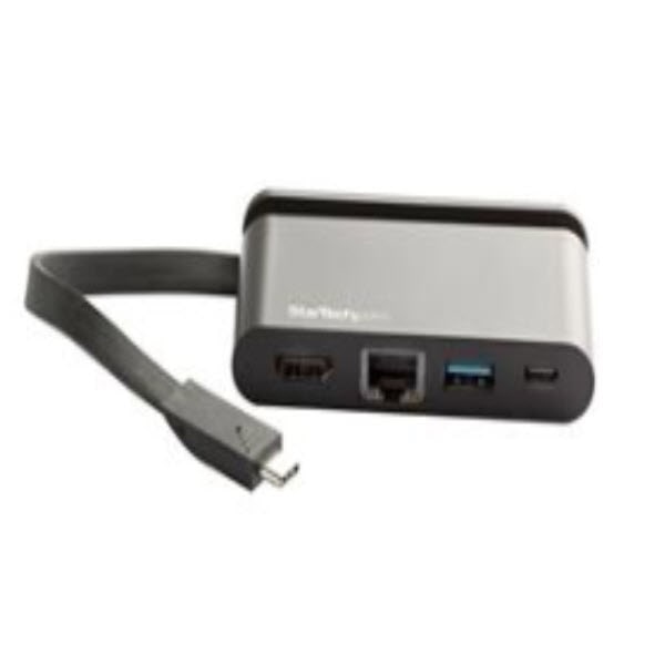 StarTech.com Ltd. USB Type-C接続マルチアダプタ 4K HDMI Mac/Windows対応 2x USB 3.0/1x USB-C/1x USB-A/100W USB PD 3.0/ギガビット有線LAN DKT30CHCPD