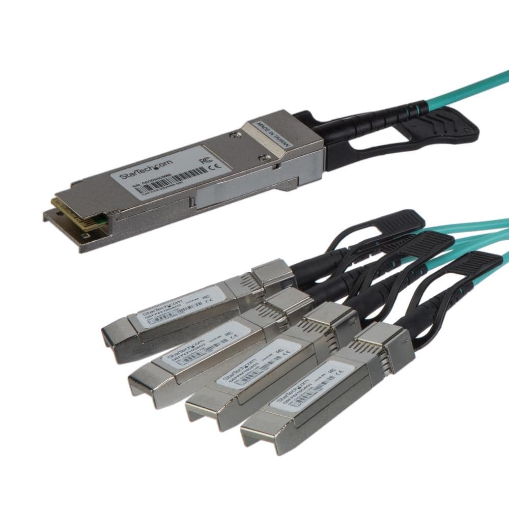 StarTech.com Ltd. AOCブレークアウトケーブル/7m/Cisco製品QSFP-4X10G-AOC7M互換/アクティブ光ケーブル/C9300 C3850対応 QSFP4X10GAO7