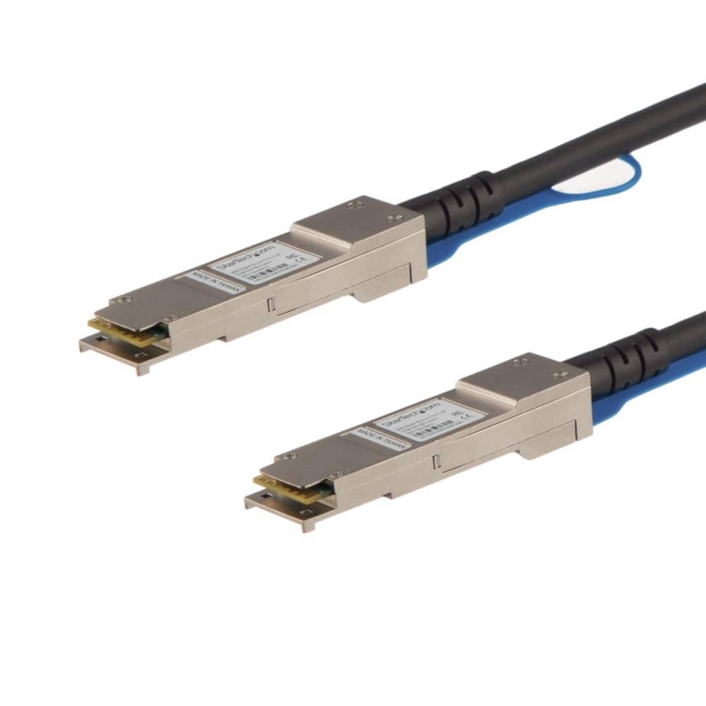 StarTech.com Ltd. DAC Twinax ケーブル/1m/Cisco製品QSFP-H40G-CU1M互換/銅線ダイレクトアタッチケーブル/Firepower C9200 C9400対応 QSFPH40GCU1M