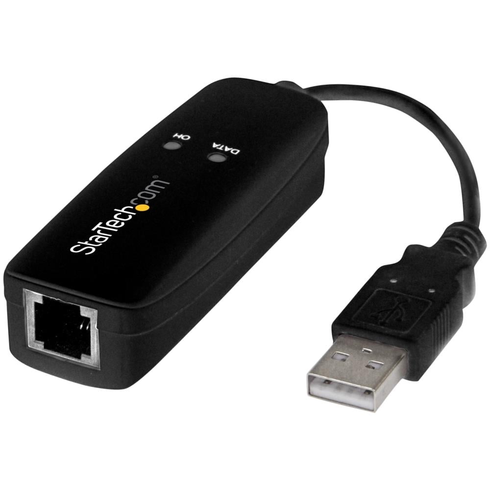 StarTech.com Ltd. USB Faxモデム/USB 2.0/56K V92モデムアプター/外付けアナログモデム USB56KEMH2