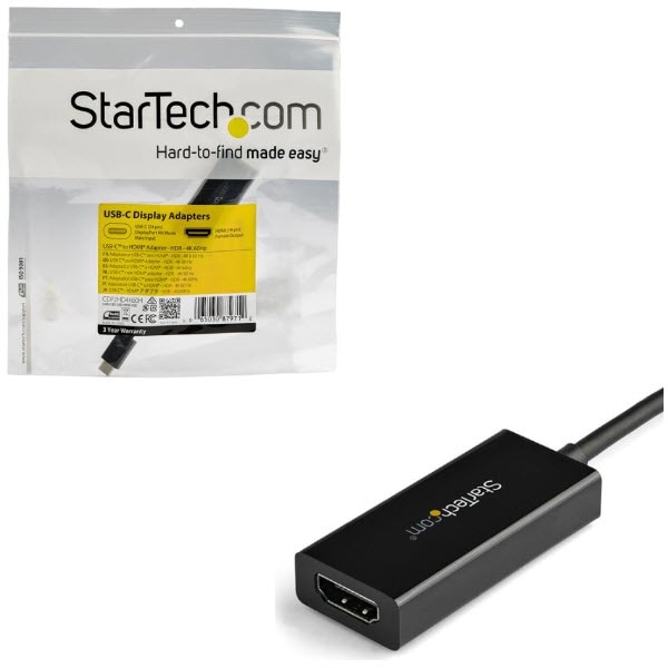 StarTech.com Ltd. USB-C - HDMI ディスプレイ変換アダプタ HDR対応 4K/60Hz CDP2HD4K60H