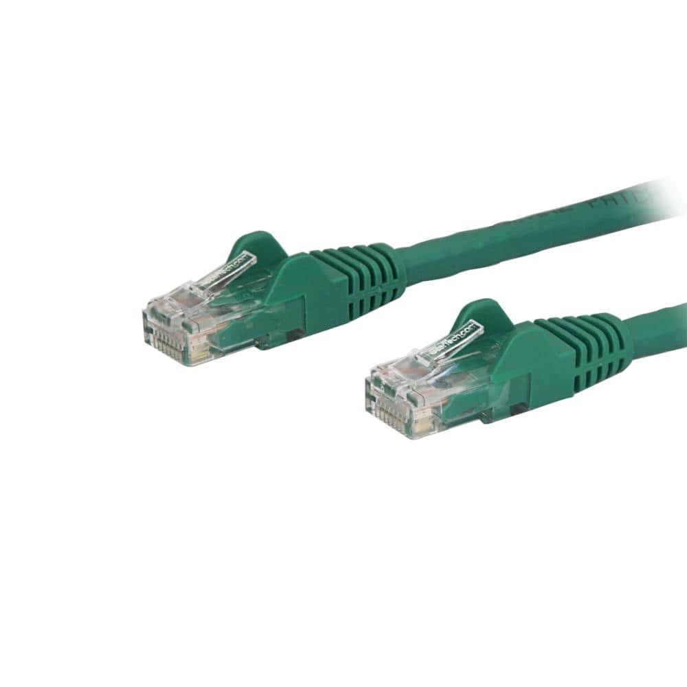 StarTech.com Ltd. カテゴリ6 LANケーブル 2m グリーン ツメ折れ防止RJ45コネクタ Cat6 UTPギガビットイーサネットケーブル N6PATC2MGN