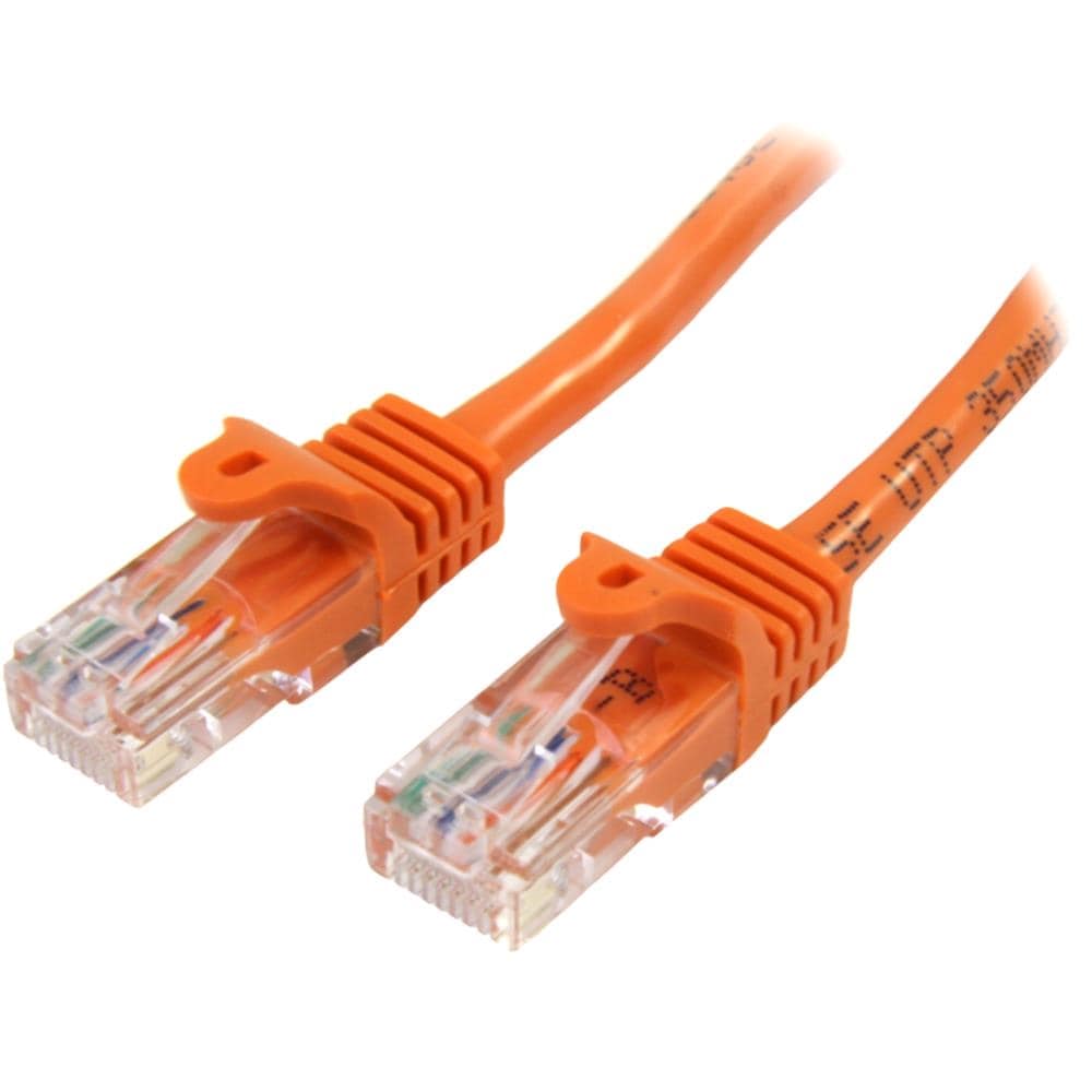 StarTech.com Ltd. カテゴリ5e LANケーブル 10m オレンジ ツメ折れ防止RJ45コネクタ Cat5e UTPイーサネットケーブル 45PAT10MOR
