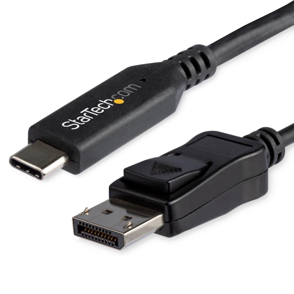 StarTech.com Ltd. USB-C-DisplayPort 変換アダプタケーブル 1.8m 8K/30Hz対応 HBR3 USB Type-C専用ディスプレイアダプタ Thunderbolt 3 互換 CDP2DP146B