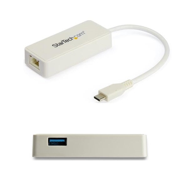 StarTech.com Ltd. 有線LANアダプター/USB Type-C-RJ45/USB 3.0・3.1/ギガビットイーサネット/USB-Aポート付き/Thunderbolt 3 互換 US1GC301AUW