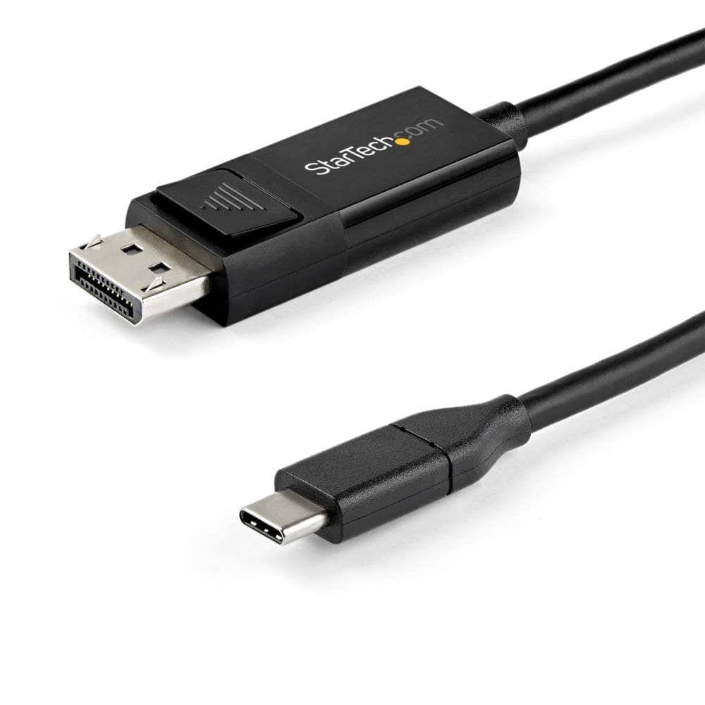 StarTech.com Ltd. USB-C-DisplayPort 1.4 変換ケーブル/1m/双方向変換対応/8K60Hz/HBR3、HDR、DSC対応/USBタイプC-DP Altモード/ディスプレイアダプタケーブル/USB Type-C & Thunderbolt 3 CDP2DP141MBD