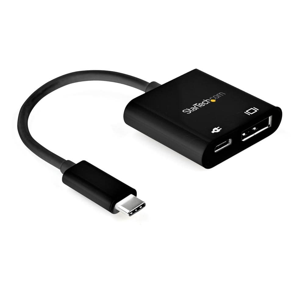 StarTech.com Ltd. USB-C-DisplayPort 1.4変換アダプタ/USB Power Delivery対応/8K60Hz 4K120Hz/60Wパススルー充電/USBタイプC-DP Altモード/ディスプレイアダプタ/Thunderbolt 3互換 CDP2DP14UCPB