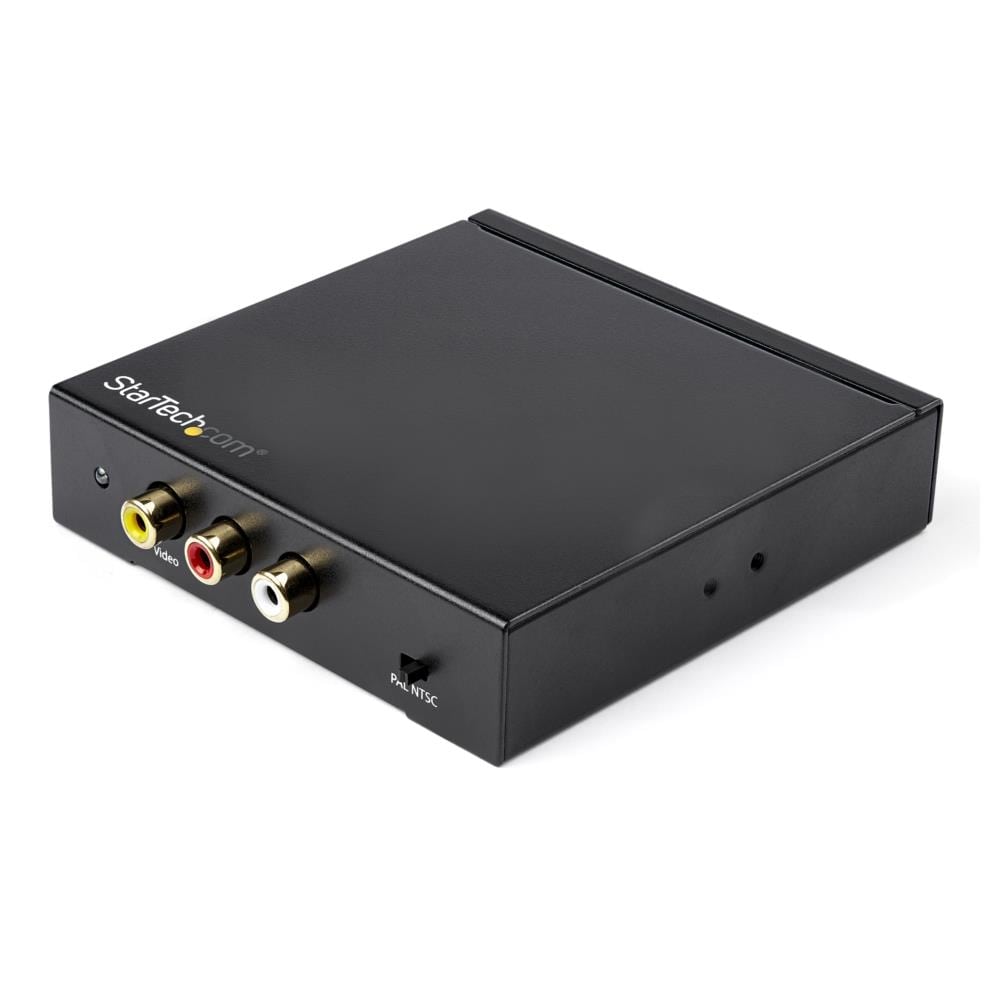 StarTech.com Ltd. HDMI-コンポジット変換コンバーター 入力:HDMI/出力:RCA(映像/ステレオ音声)NTSC/PAL切替スイッチ 1080p対応 HD2VID2