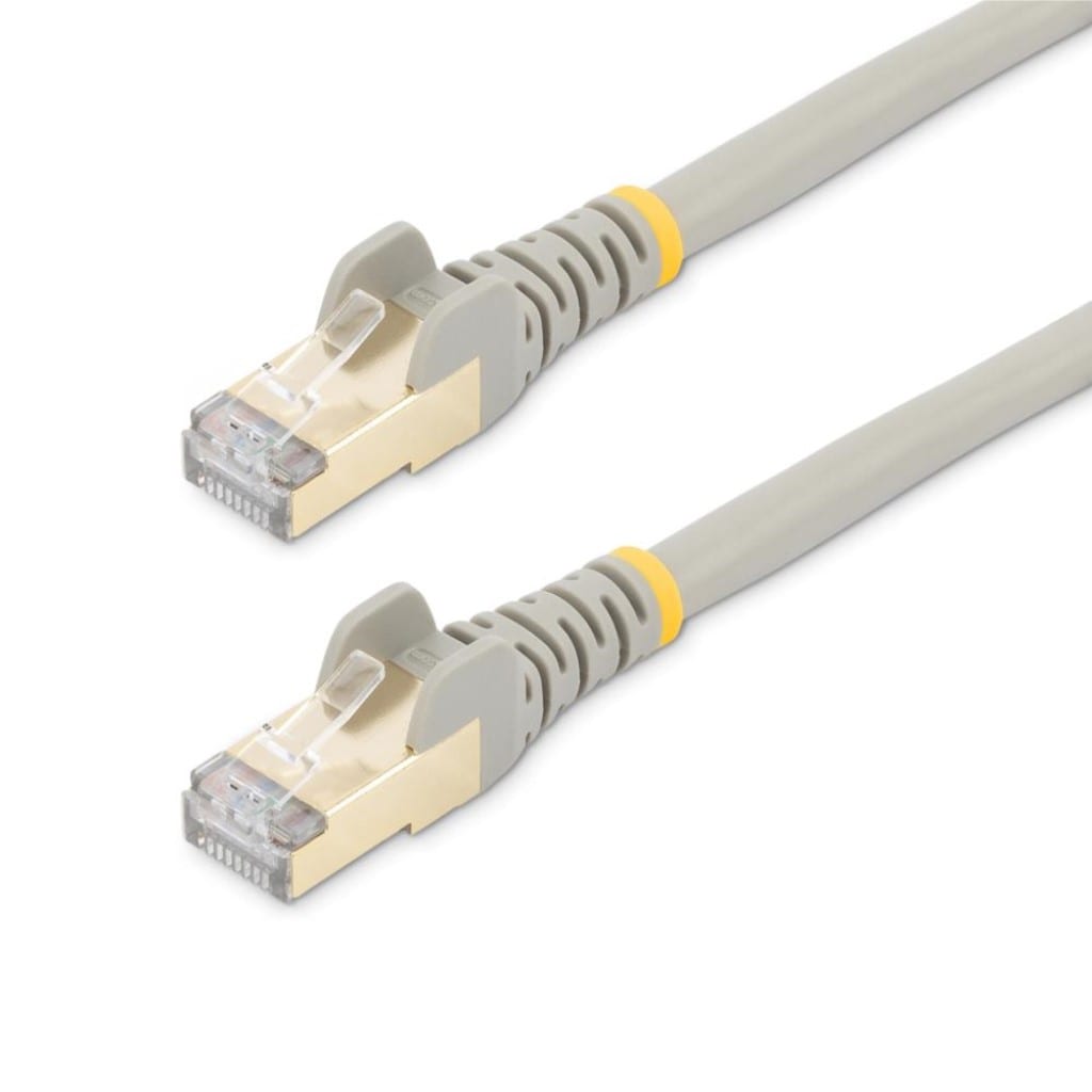 StarTech.com Ltd. カテゴリー6a LANケーブル 5m グレー ツメ折れ防止RJ45コネクタ CAT6aイーサネットケーブル 6ASPAT5MGR
