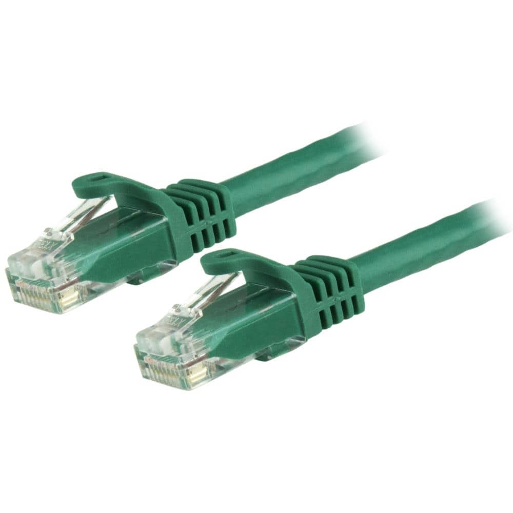 StarTech.com Ltd. カテゴリー6 LANケーブル 1.5m ツメ折れ防止RJ45コネクタ グリーン CAT6ギガビットイーサネットケーブル 24AWG N6PATC150CMGN