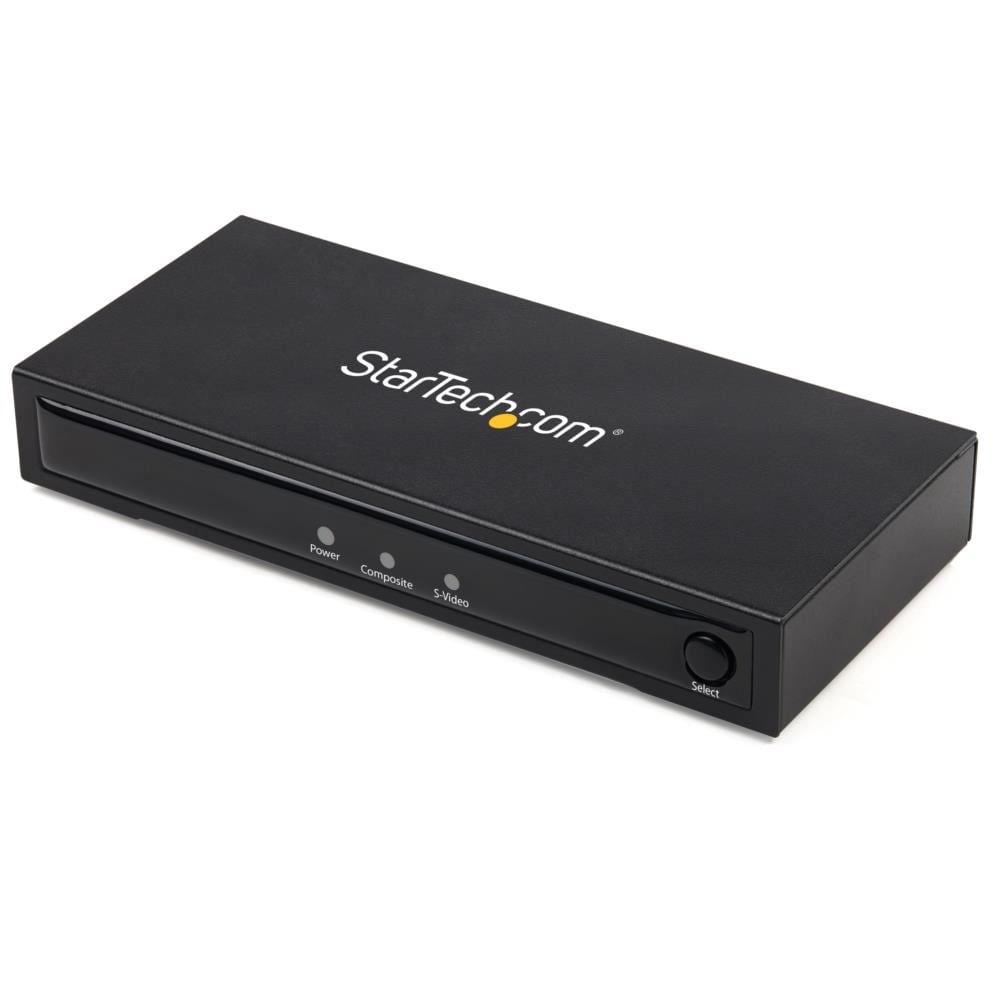 StarTech.com Ltd. RCAコンポジット/S端子-HDMI 変換アダプタコンバータ オーディオ出力対応 720p NTSC/PAL入力 Mac/Windows対応 VID2HDCON2