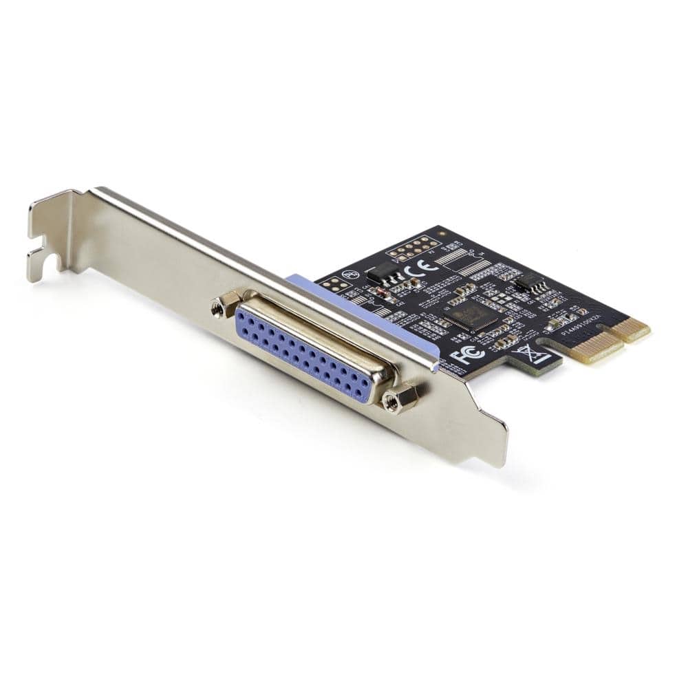 StarTech.com Ltd. パラレル1ポート増設 PCI Expressインターフェースカード/SPP、ECP転送モード対応/パラレルポート搭載プリンター、スキャナー、プロッター対応/1x DB25 IEEE 1284準拠 PCIe拡張ボード/標準&ロープロファイル対応 PEX1P2