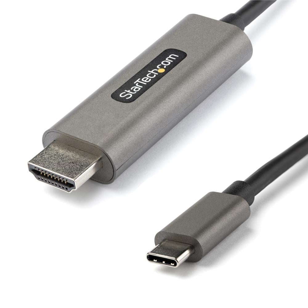 StarTech.com Ltd. USB-C-HDMI 変換ケーブル/4m/4K 60Hz/HDR10/UHD対応 USB Type-C to HDMI 2.0b 変換アダプター/Typec-HDMI 交換ケーブル/DP 1.4オルタネートモード/HBR3 CDP2HDMM4MH