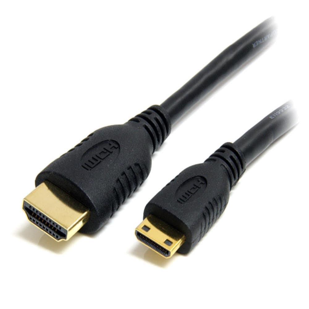 StarTech.com Ltd. ハイスピードHDMI-ミニHDMI変換ケーブル 50cm/HDMI オス-Mini HDMI オス/HDMI タイプA-HDMI タイプC/イーサネット対応 HDACMM50CM