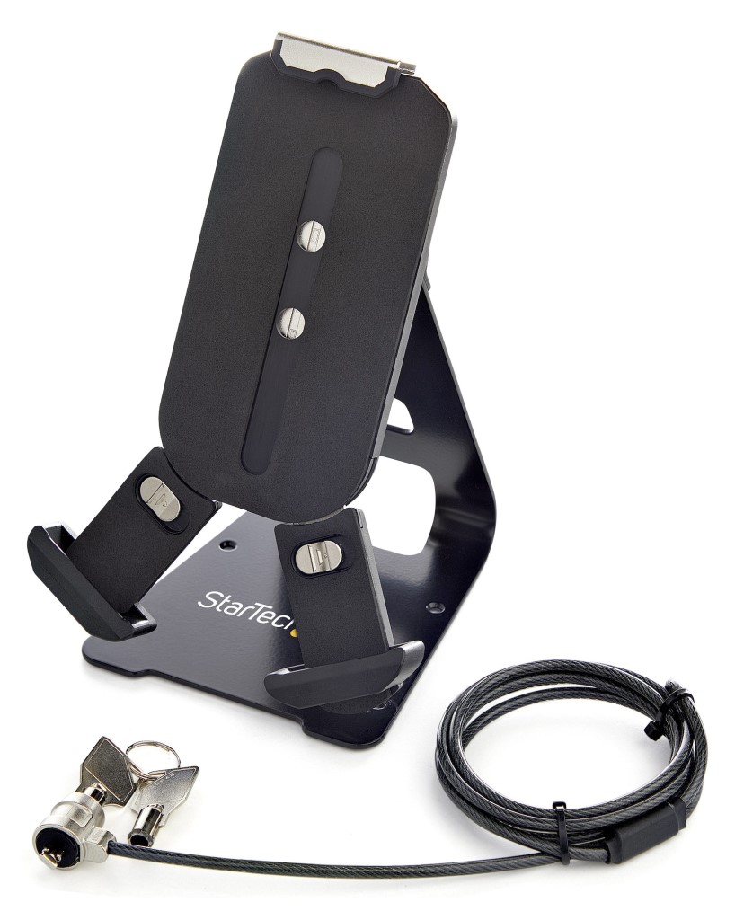 StarTech.com Ltd. タブレットセキュリティスタンド/セキュリティワイヤー付属/7.9インチ-13インチ タブレット対応/卓上置き・固定用タブレットPCホルダー SECTBLTDT