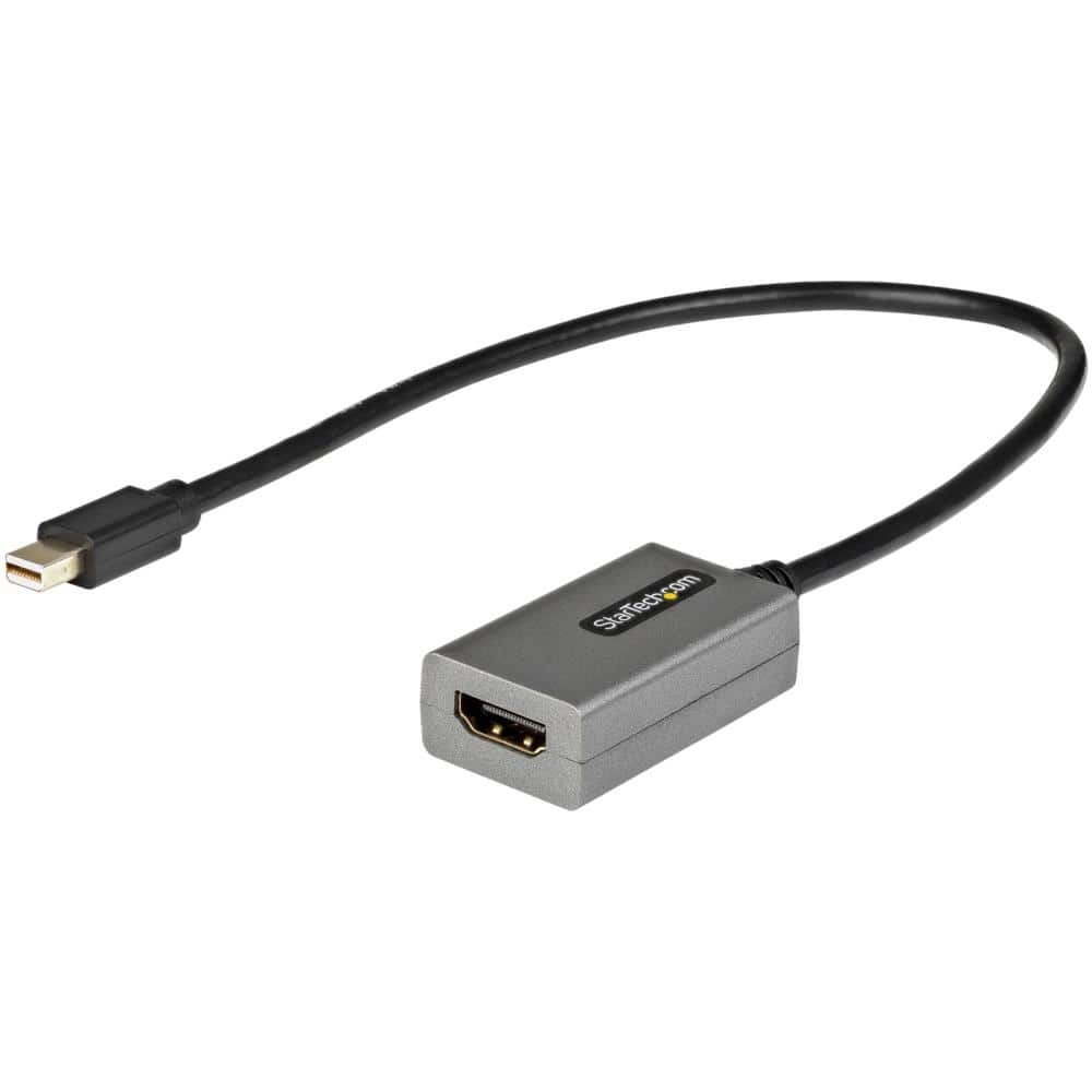StarTech.com Ltd. Mini DisplayPort-HDMI ディスプレイ変換アダプター/1920x1200(1080p)/DP Altモード/Thunderbolt 1/2対応/30cm長尺ケーブル/Mini DisplayPort 1.2からHDMI モニター プロジェクターなどへの変換コネクター MDP2HDEC