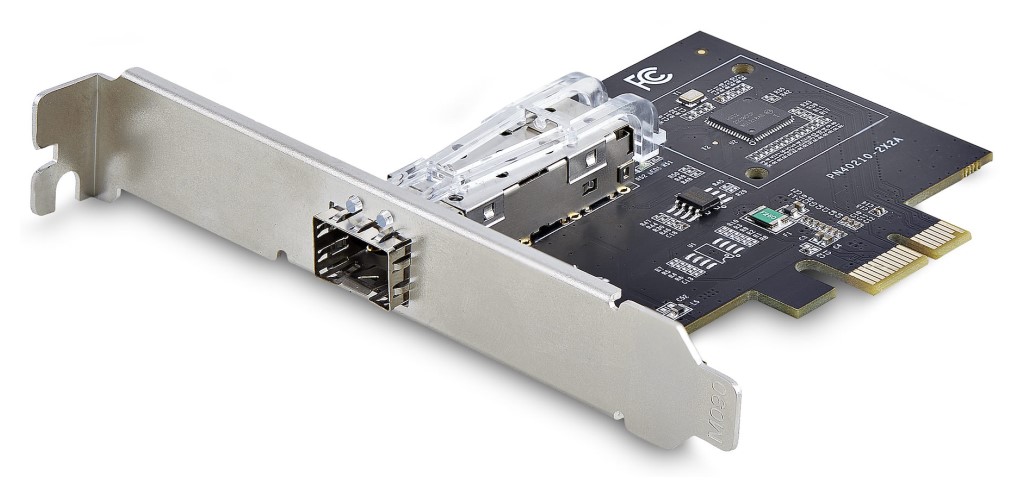 StarTech.com Ltd. ネットワークアダプターカード/1ポート 1G SFP(全二重)/PCI Express 2.1 x1/Intel I210-IS/1000BASE 銅線/光ファイバー/Windows & Linux/PCIe LAN 拡張 増設 インターフェース ボード NIC P011GI-NETWORK-CARD