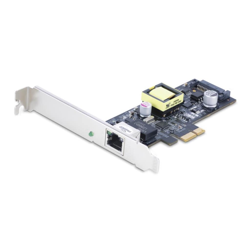 StarTech.com Ltd. ネットワークアダプターカード/1ポート/2.5Gbps/PCI Express x1/Intel I225-V/NBASE-T/802.3af/at PoE+/SATA給電端子付き/各種OS対応/有線LANポート増設 PCIeイーサネット拡張ボード PR12GIP-NETWORK-CARD