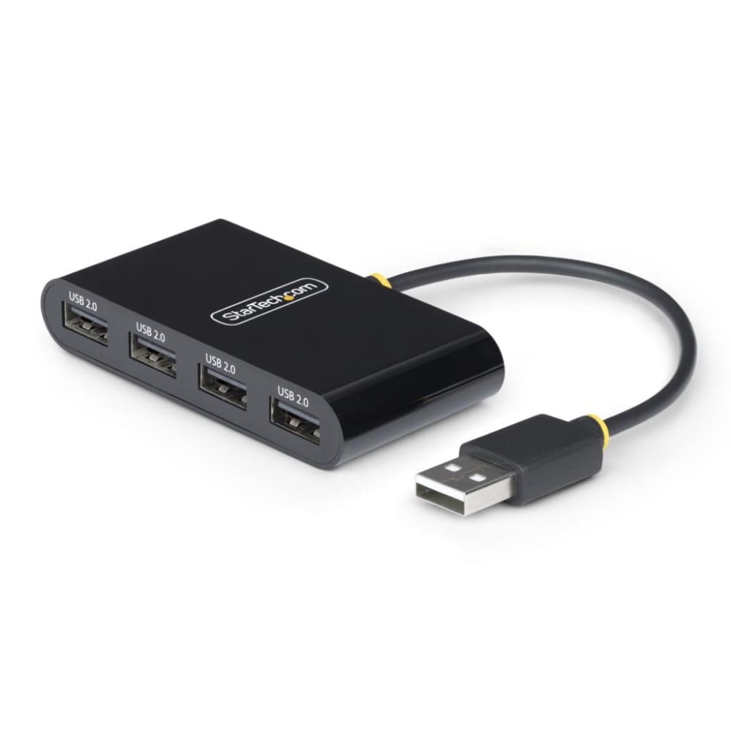 StarTech.com Ltd. USB 2.0ハブ/4ポート/480Mbps/バスパワー/過電流保護(OCP)/軽量 コンパクト/マルチポート ポータブル USB Type-A増設 拡張ハブ ST4200MINI2-USB-HUB
