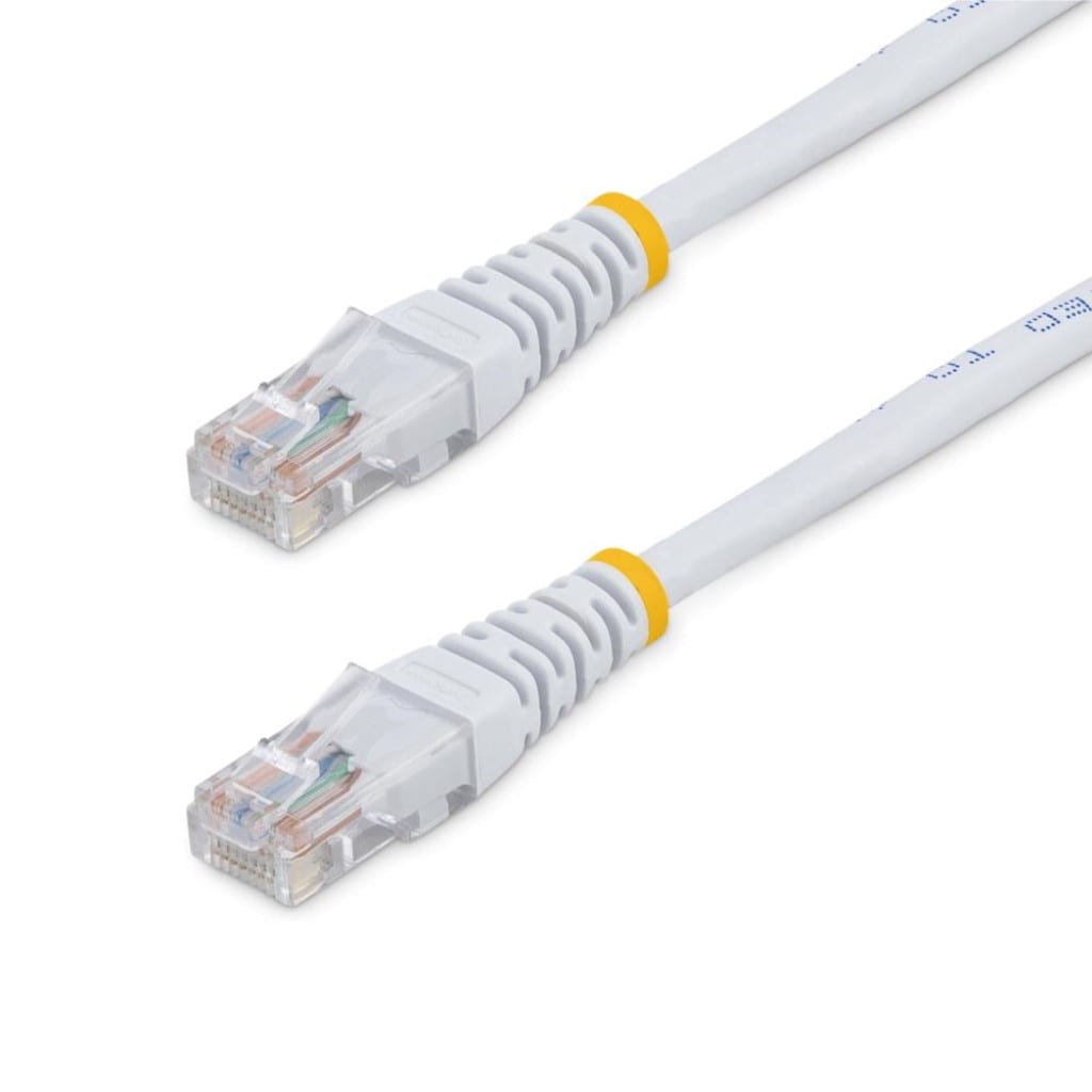 StarTech.com Ltd. CAT5e LANケーブル/15m/ホワイト/ツメ折れ防止/カテゴリ5e RJ45 ギガビット イーサネットケーブル M45PAT15MWH
