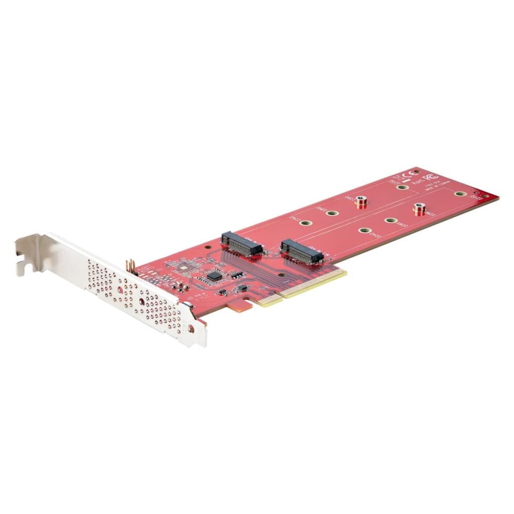 StarTech.com Ltd. PCI Express拡張カード/PCIe x8/2x M.2 PCIe SSD/NVMe AHCI/7.8GBps/PCIeスロットの分割設定が必要/Windows Linux/高速データ転送 DUAL-M2-PCIE-CARD-B