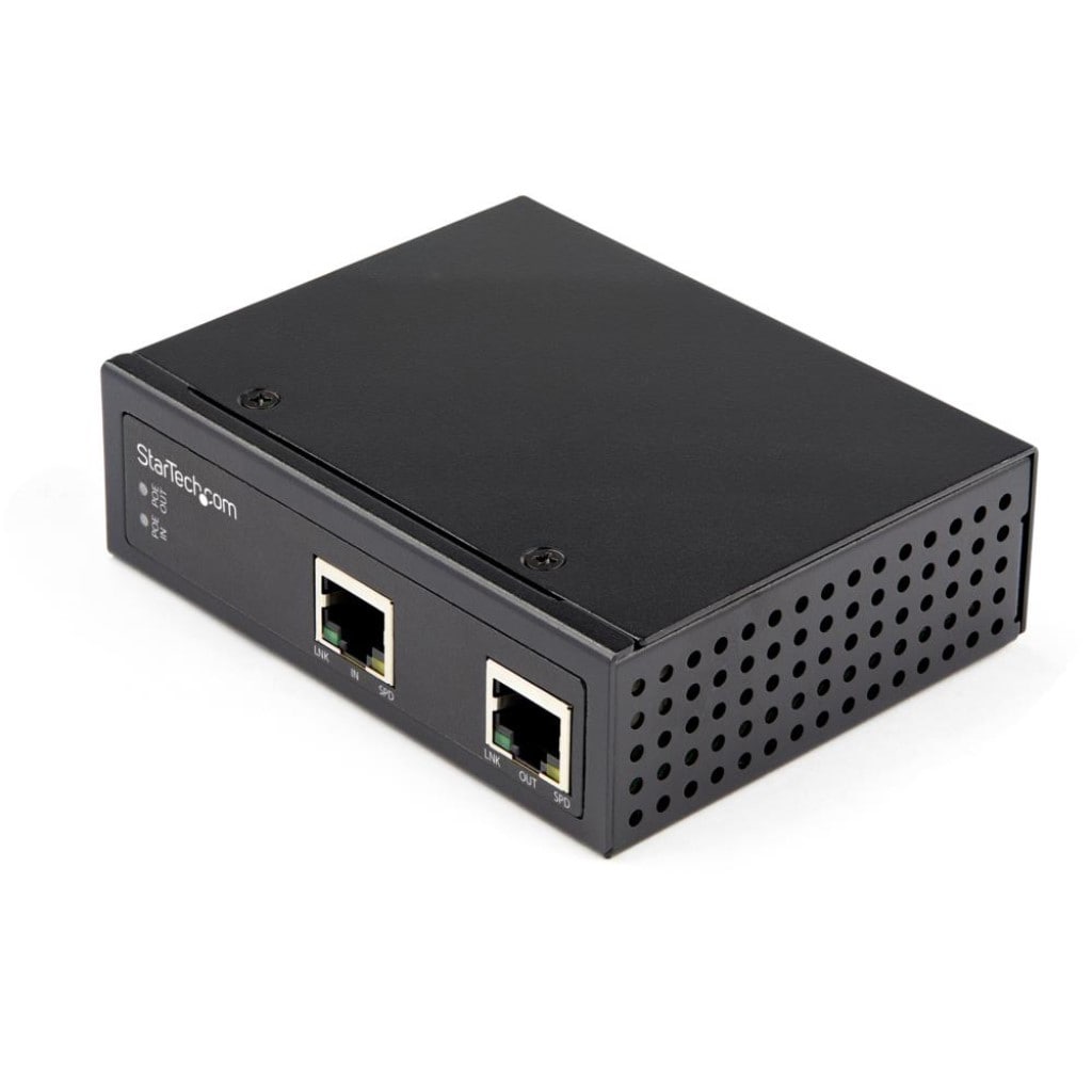 StarTech.com Ltd. PoEエクステンダー/産業用/60W PoE++給電 802.3bt準拠/ギガビット対応/IP30準拠/-40～+75度/最大100m伝送距離/イーサネット延長機 POEEXT1G60W