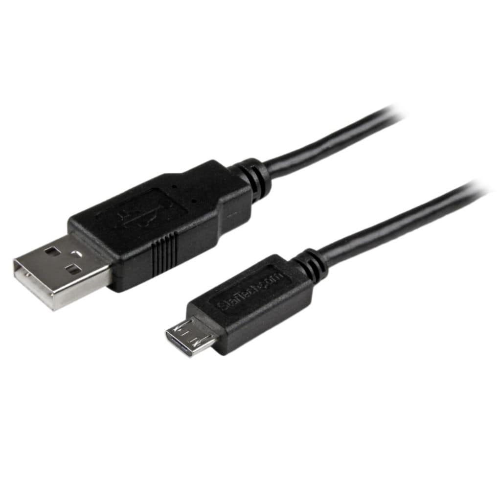 StarTech.com Ltd. USB 2.0-マイクロUSBケーブル/3m/Type-A to Micro USB/オス-オス/ブラック/データ転送・同期用 USBAUB3MBK