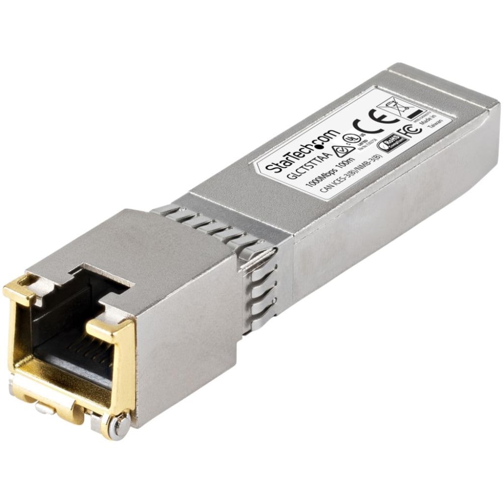 StarTech.com Ltd. SFPモジュール/Cisco製品GLC-T互換/1000BASE-T準拠RJ45銅線トランシーバ GLCTSTTAA