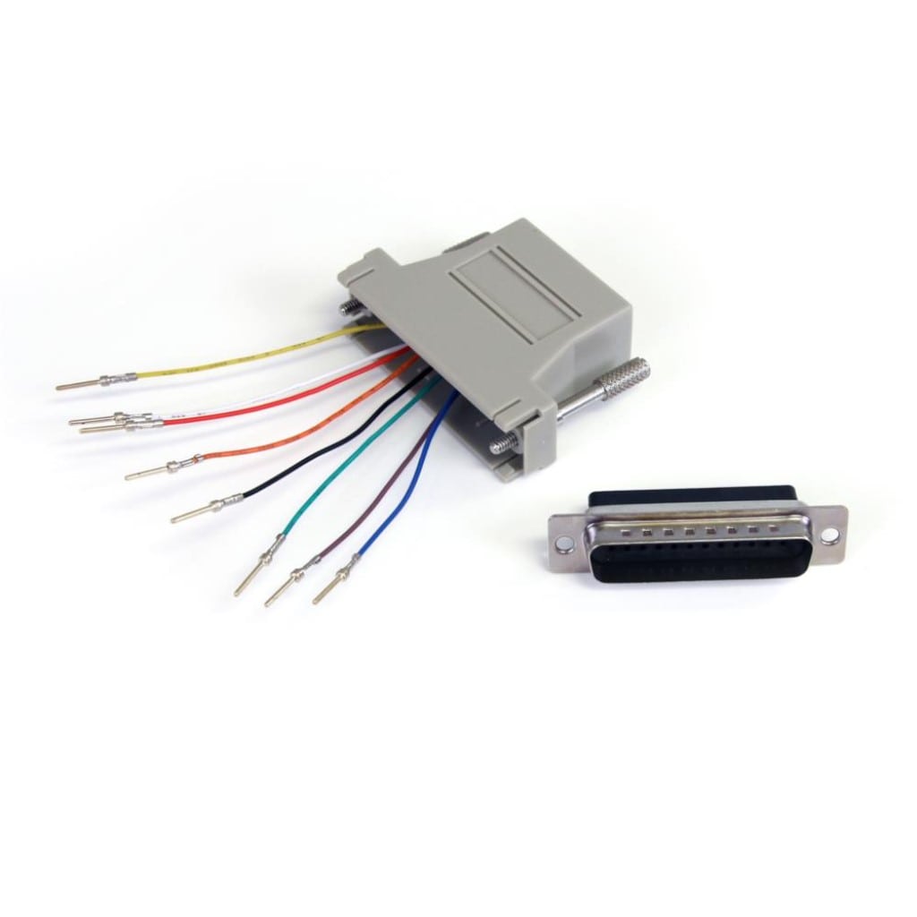 StarTech.com Ltd. DB25-RJ45 モジュラーアダプター/オス・メス/D-sub25ピン イーサネット接続 GC258MF
