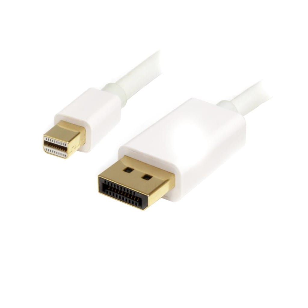 StarTech.com Ltd. Mini DisplayPort-DisplayPort 1.2変換ケーブル/2m/4K60Hz/21.6Gbps HBR2/mDPオス-DPオス/ホワイト/モニター アダプターケーブル MDP2DPMM2MW