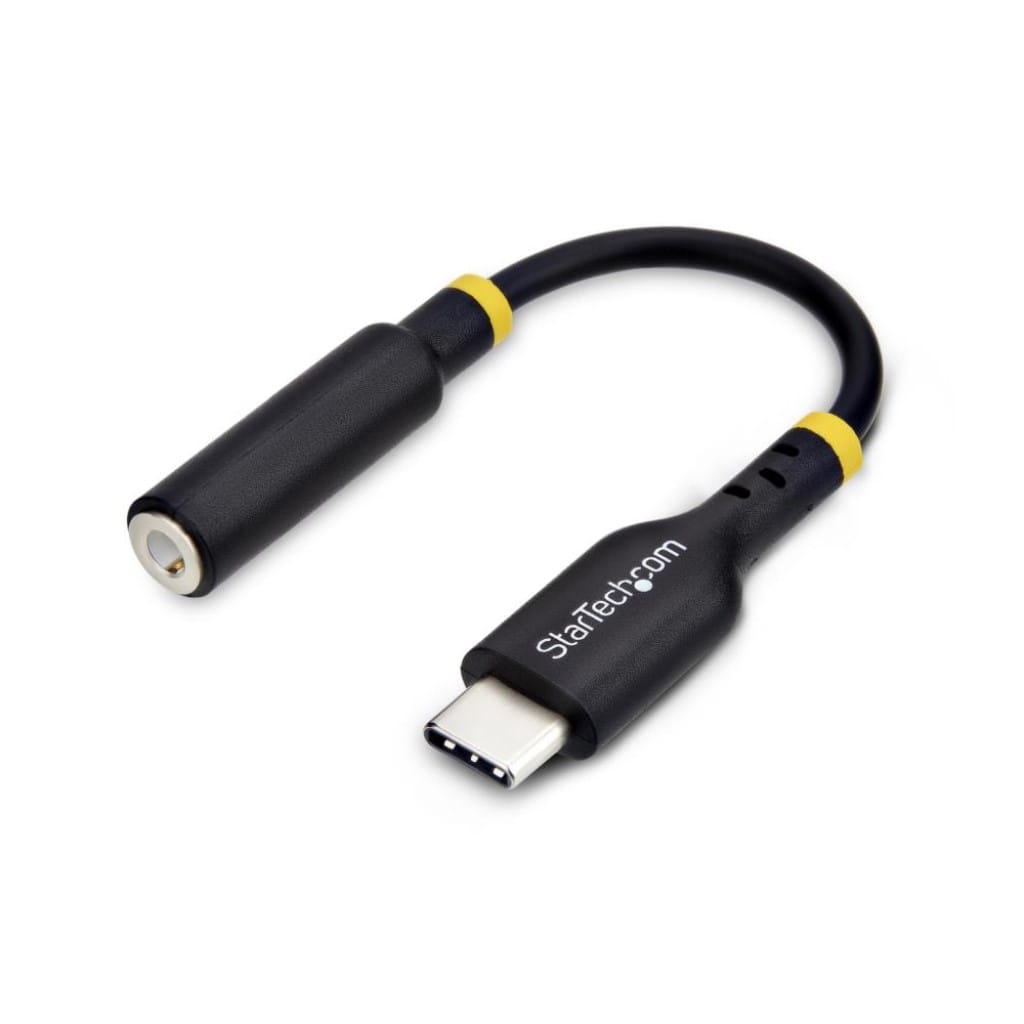 StarTech.com Ltd. USB-C 3.5mmオーディオ変換アダプター/32bit DAC Hi-Fi音質/Thunderbolt互換/ヘッドフォン ヘッドセット対応/ノートPC タブレット スマートフォン対応 USBCAUDIO2