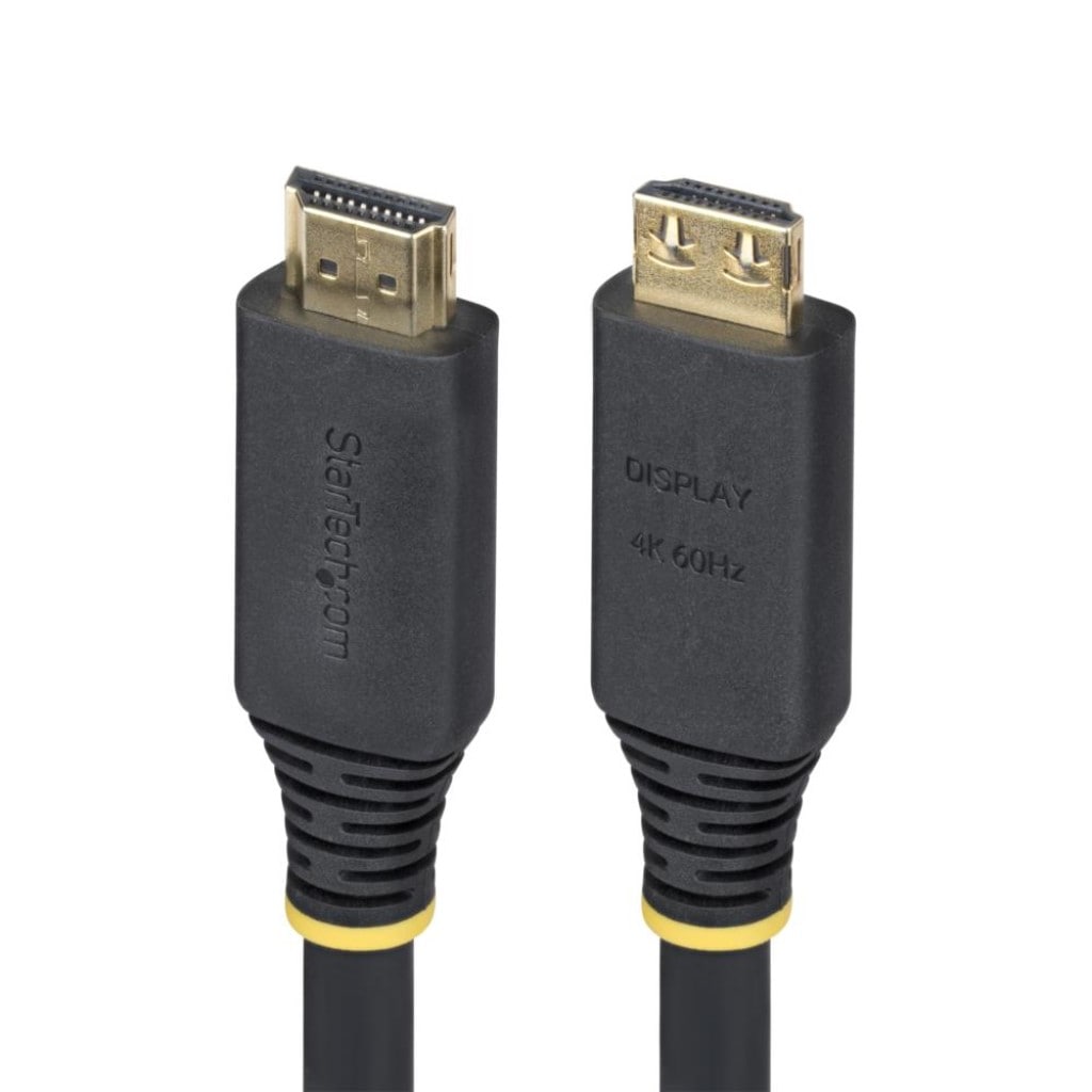 StarTech.com Ltd. HDMI 2.0ケーブル/抜け防止コネクター/10.6m/4K60Hz/High Speed HDMI/HDR10 HDCP 2.2 ARC/オス-オス/テレビ モニター ディスプレイ用 HDMI2-CABLE-GRIP-35F