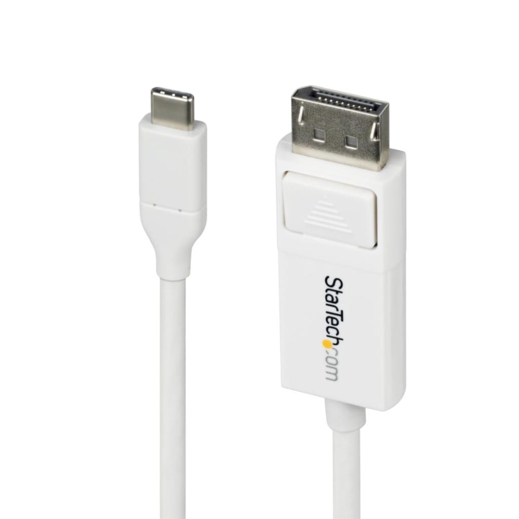 StarTech.com Ltd. USB-C-DisplayPort 1.2変換ケーブル/2m/4K60Hz/双方向対応/Thunderbolt互換/ホワイト/モニターケーブル/ディスプレイ コンバーター CDP2DP2MBW