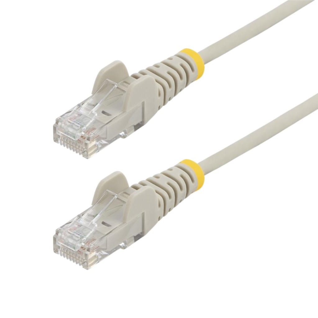 StarTech.com Ltd. CAT6 LANケーブル/スリム/10m/グレー/1Gb/100W PoE/スナッグレス/より線/フルーク試験済/カテゴリ6 RJ45 ギガビット イーサネットケーブル N6PAT10MGRS