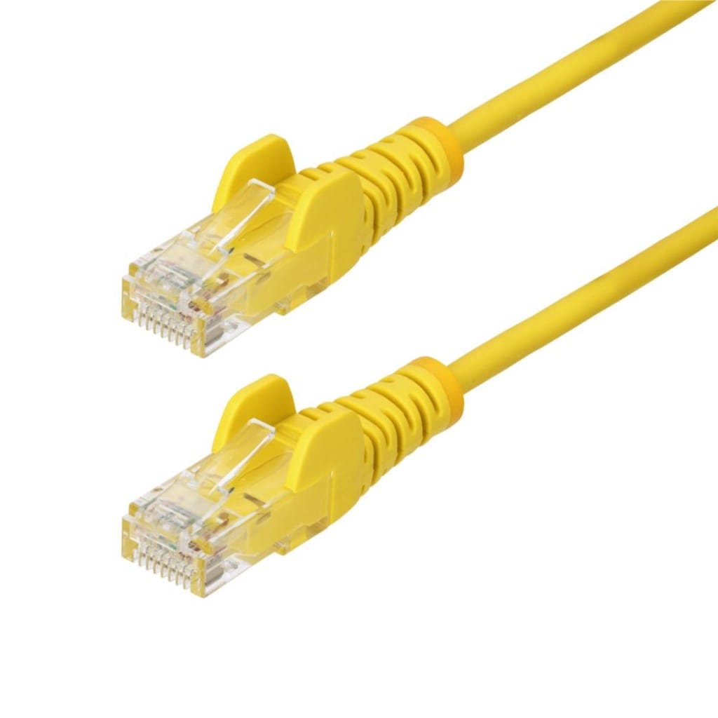 StarTech.com Ltd. CAT6 LANケーブル/スリム/10m/イエロー/1Gb/100W PoE/スナッグレス/より線/フルーク試験済/カテゴリ6 RJ45 ギガビット イーサネットケーブル N6PAT10MYLS