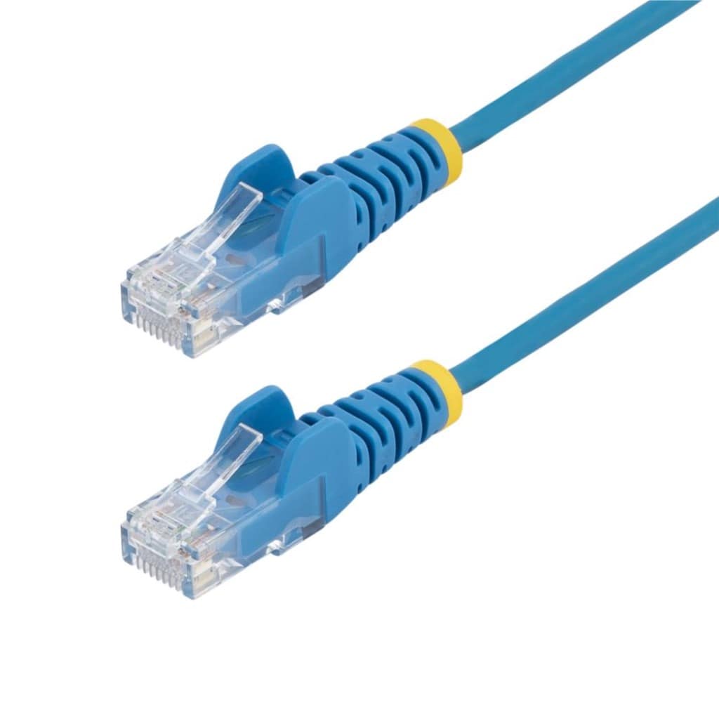 StarTech.com Ltd. CAT6 LANケーブル/スリム/7m/ブルー/1Gb/100W PoE/スナッグレス/より線/フルーク試験済/カテゴリ6 RJ45 ギガビット イーサネットケーブル N6PAT7MBLS