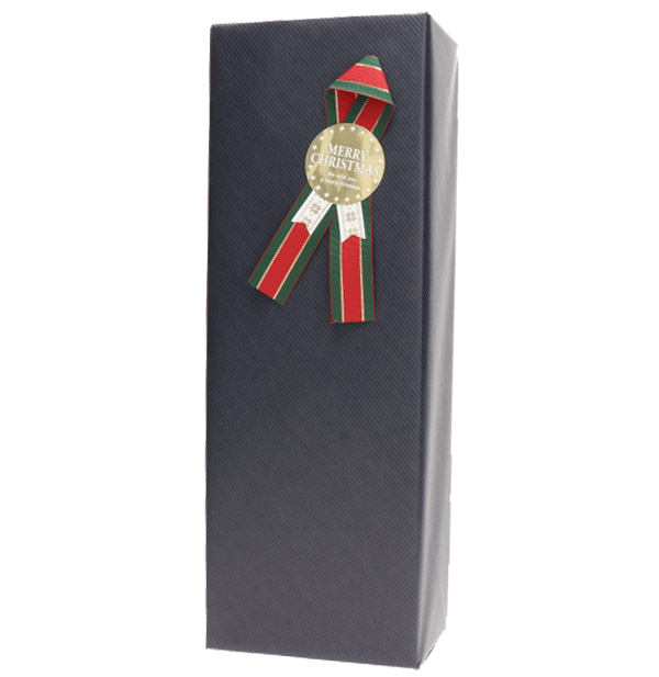 クリスマスラッピング BULE ギフトBOX入り 1本用(ワイン購入者限定)