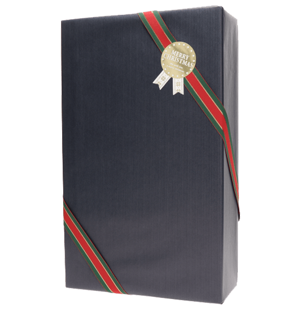 クリスマスラッピング BULE ギフトBOX入り 2本用(ワイン購入者限定)