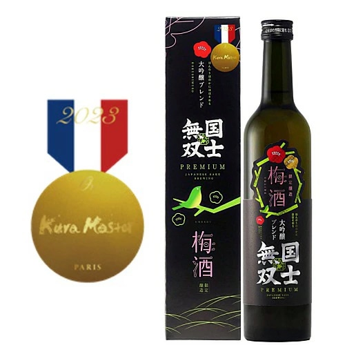 高砂酒造  国士無双 梅酒 大吟醸ブレンドPREMIUM 500ml ※20歳未満の方に販売できません お取り寄せ 地酒 贈り物 誕生日 内祝 お歳暮 プレゼント お祝い お中元 父の日 母の日