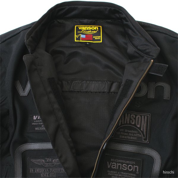 VS25105S バンソン VANSON 春夏モデル メッシュ ライダースジャケット