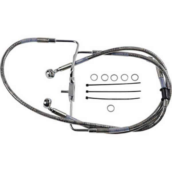 1741-5850 DRAG フロント ブレーキライン ステンレス 16年以降