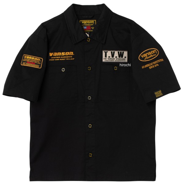 SVS2606S バンソン VANSON 2026年春夏モデル コットンワークシャツ L