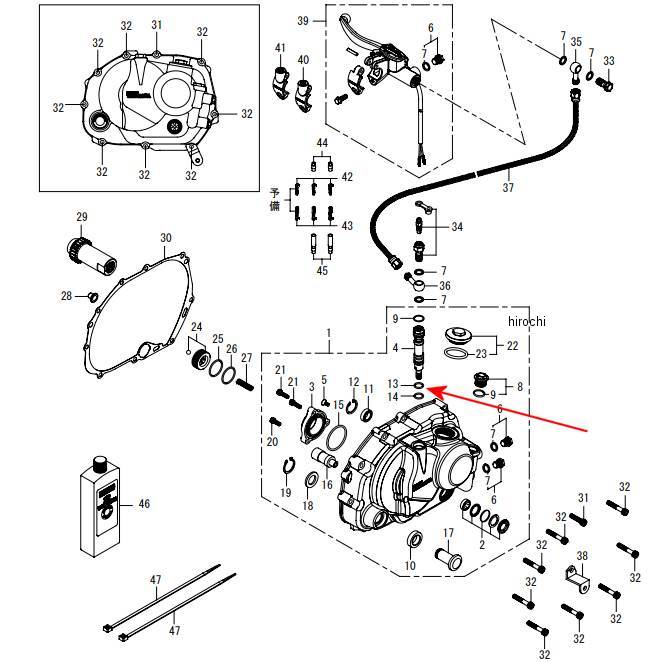 00-00-0054 SP武川 Oリング 11mm (4個)