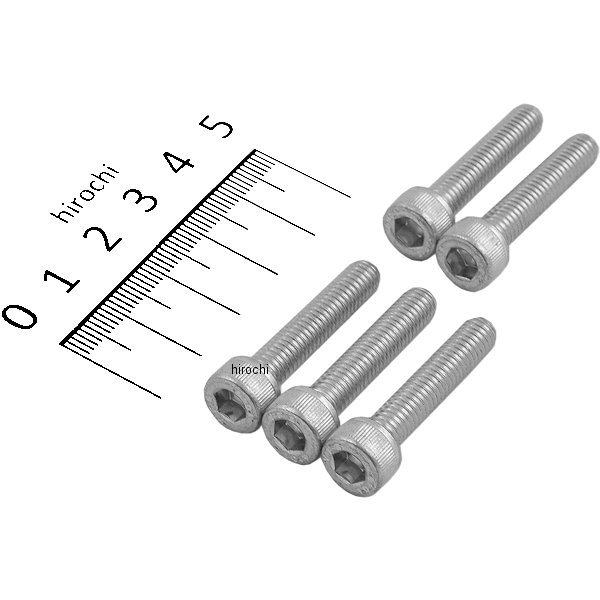 00-00-0090 SP武川 砂型鋳造クラッチカバーリペアパーツ用 ソケットキャップスクリュー 6×30 5個 モンキー ゴリラ